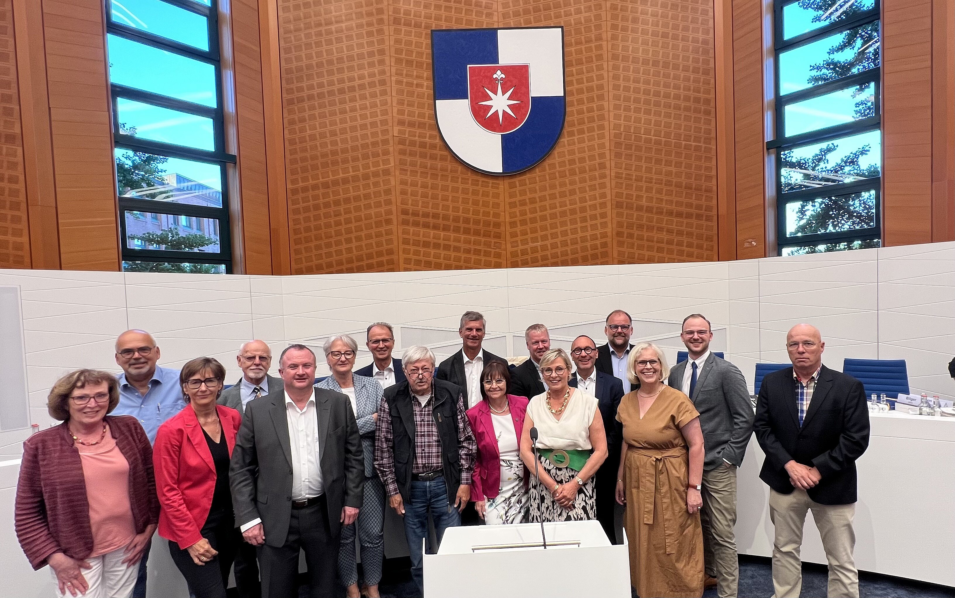 Neugewählten Stadtvertreterinnen und Stadtvertreter der CDU-Fraktion Norderstedt nach der konstituierenden Sitzung am 27.06.2023